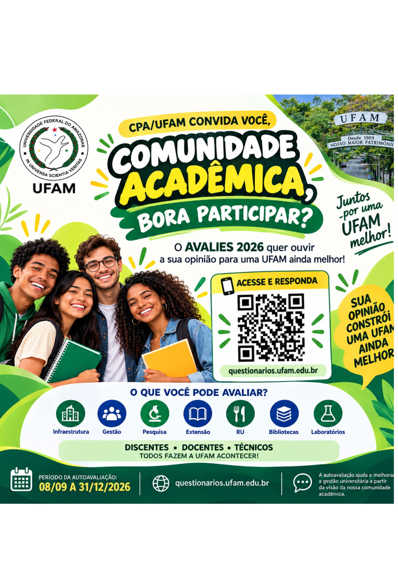 Participem do AVALIES 2026 !